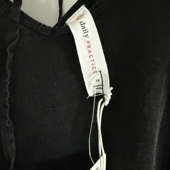 Daily Practice by Anthropologie Flutter-Sleeve Tee Dress Cotton Ruffle m - Picture 10 of 10